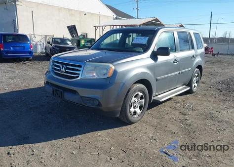 2012 Honda Pilot Lx from USA, damaged, VIN 5FNYF4H25CB039493